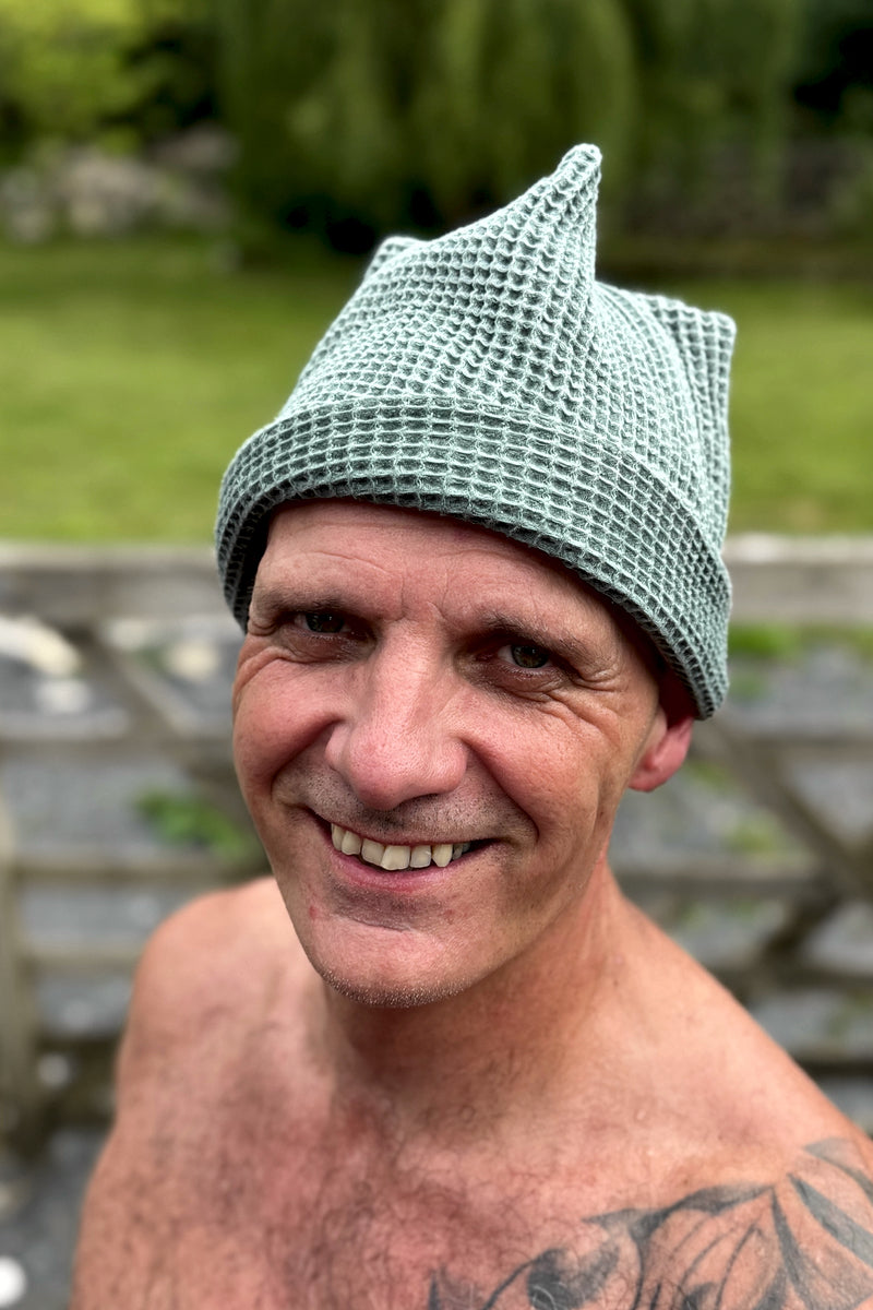 MENS COTTON SAUNA HAT